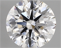 Lab Created Diamond 1.41 Carats, Round with ideal Cut, D Color, vvs2 Clarity and Certified by IGI