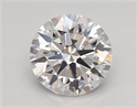 Lab Created Diamond 1.40 Carats, Round with ideal Cut, D Color, vvs2 Clarity and Certified by IGI