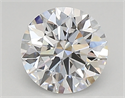 Lab Created Diamond 0.93 Carats, Round with ideal Cut, D Color, vvs2 Clarity and Certified by IGI