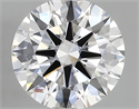Lab Created Diamond 2.00 Carats, Round with ideal Cut, D Color, vvs1 Clarity and Certified by IGI