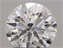 Lab Created Diamond 1.40 Carats, Round with ideal Cut, D Color, vvs2 Clarity and Certified by IGI