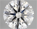 Lab Created Diamond 1.15 Carats, Round with ideal Cut, D Color, vs1 Clarity and Certified by IGI