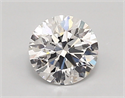 Lab Created Diamond 0.96 Carats, Round with ideal Cut, D Color, vvs2 Clarity and Certified by IGI