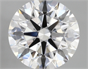 Lab Created Diamond 2.79 Carats, Round with ideal Cut, E Color, vvs1 Clarity and Certified by IGI
