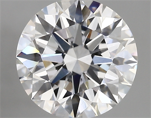 Picture of Lab Created Diamond 3.02 Carats, Round with ideal Cut, E Color, vvs1 Clarity and Certified by IGI