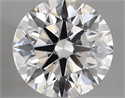 Lab Created Diamond 2.79 Carats, Round with ideal Cut, E Color, vvs2 Clarity and Certified by IGI