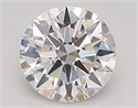 Lab Created Diamond 0.94 Carats, Round with ideal Cut, D Color, vvs2 Clarity and Certified by IGI