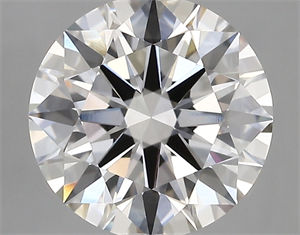 Picture of Lab Created Diamond 3.02 Carats, Round with ideal Cut, F Color, vvs2 Clarity and Certified by IGI