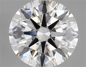Picture of Lab Created Diamond 3.00 Carats, Round with ideal Cut, D Color, vvs1 Clarity and Certified by IGI