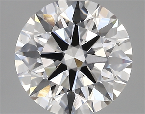Picture of Lab Created Diamond 2.80 Carats, Round with ideal Cut, E Color, vvs2 Clarity and Certified by IGI