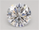 Lab Created Diamond 0.88 Carats, Round with excellent Cut, D Color, vs1 Clarity and Certified by IGI