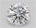 Lab Created Diamond 0.84 Carats, Round with ideal Cut, D Color, vvs1 Clarity and Certified by IGI