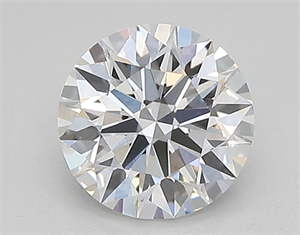 Picture of Lab Created Diamond 0.84 Carats, Round with ideal Cut, D Color, vvs1 Clarity and Certified by IGI