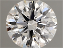 Lab Created Diamond 1.30 Carats, Round with ideal Cut, D Color, vs1 Clarity and Certified by IGI