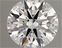 Lab Created Diamond 1.16 Carats, Round with ideal Cut, D Color, vvs2 Clarity and Certified by IGI