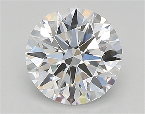 Picture of Lab Created Diamond 0.90 Carats, Round with ideal Cut, D Color, vvs1 Clarity and Certified by IGI