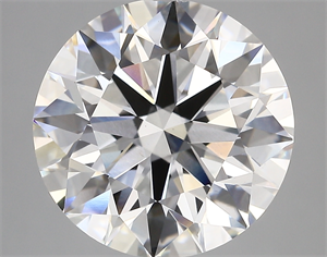 Picture of Lab Created Diamond 7.21 Carats, Round with ideal Cut, F Color, vs1 Clarity and Certified by IGI