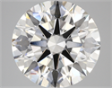 Lab Created Diamond 7.06 Carats, Round with ideal Cut, G Color, vvs2 Clarity and Certified by IGI