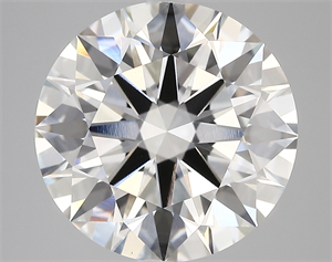 Picture of Lab Created Diamond 7.06 Carats, Round with ideal Cut, G Color, vvs2 Clarity and Certified by IGI
