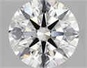 Lab Created Diamond 3.56 Carats, Round with ideal Cut, D Color, vvs2 Clarity and Certified by IGI