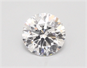 Lab Created Diamond 0.70 Carats, Round with ideal Cut, D Color, vvs2 Clarity and Certified by IGI
