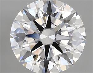 Picture of Lab Created Diamond 2.70 Carats, Round with ideal Cut, D Color, vs1 Clarity and Certified by IGI