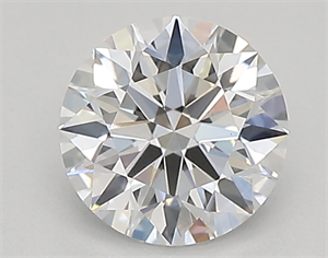 Picture of Lab Created Diamond 0.77 Carats, Round with ideal Cut, D Color, vvs2 Clarity and Certified by IGI