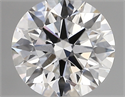 Lab Created Diamond 1.08 Carats, Round with ideal Cut, E Color, vvs2 Clarity and Certified by IGI
