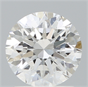 Lab Created Diamond 1.58 Carats, Round with Excellent Cut, E Color, VVS2 Clarity and Certified by IGI