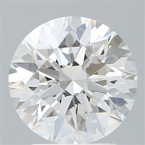 Picture of Lab Created Diamond 2.71 Carats, Round with Excellent Cut, F Color, VVS1 Clarity and Certified by IGI