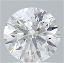 Lab Created Diamond 2.50 Carats, Round with Excellent Cut, D Color, VVS1 Clarity and Certified by IGI