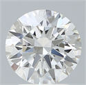 Lab Created Diamond 2.56 Carats, Round with Ideal Cut, E Color, VVS1 Clarity and Certified by IGI