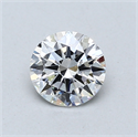 Del inventario de diamantes de laboratorio, 0.70 quilates, Redondo , Color D, claridad VVS2 y certificado IGI