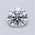 Lab Created Diamond 0.81 Carats, Round with Ideal Cut, D Color, VS1 Clarity and Certified by IGI