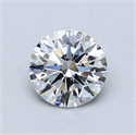 Lab Created Diamond 0.80 Carats, Round with Ideal Cut, D Color, VS1 Clarity and Certified by IGI