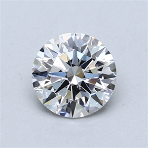 Picture of Lab Created Diamond 0.80 Carats, Round with Ideal Cut, D Color, VS1 Clarity and Certified by IGI