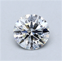 Lab Created Diamond 0.83 Carats, Round with Ideal Cut, D Color, VS1 Clarity and Certified by IGI