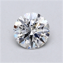 Lab Created Diamond 0.80 Carats, Round with Ideal Cut, D Color, VS1 Clarity and Certified by IGI