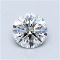 Del inventario de diamantes de laboratorio, 0.88 quilates, Redondo , Color D, claridad VVS2 y certificado IGI