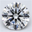 Del inventario de diamantes de laboratorio, 3.01 quilates, Redondo , Color E, claridad VS2 y certificado IGI