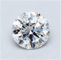 Lab Created Diamond 1.02 Carats, Round with Ideal Cut, D Color, VVS2 Clarity and Certified by IGI