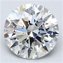 Del inventario de diamantes de laboratorio, 3.02 quilates, Redondo , Color F, claridad VS1 y certificado IGI
