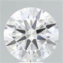 Lab Created Diamond 9.41 Carats, Round with Ideal Cut, F Color, VS1 Clarity and Certified by IGI