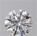 Lab Created Diamond 2.02 Carats, Round with Ideal Cut, E Color, VS1 Clarity and Certified by IGI
