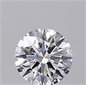 Lab Created Diamond 1.02 Carats, Round with Ideal Cut, D Color, VVS1 Clarity and Certified by IGI
