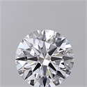 Lab Created Diamond 1.02 Carats, Round with Ideal Cut, D Color, VVS2 Clarity and Certified by IGI