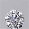 Lab Created Diamond 1.02 Carats, Round with Ideal Cut, D Color, VVS2 Clarity and Certified by IGI