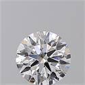Lab Created Diamond 1.02 Carats, Round with Ideal Cut, D Color, VVS2 Clarity and Certified by IGI