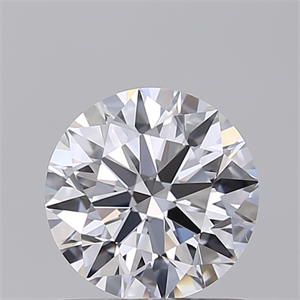 Picture of Lab Created Diamond 1.02 Carats, Round with Ideal Cut, D Color, VVS2 Clarity and Certified by IGI