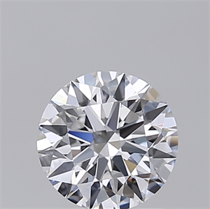 Picture of Lab Created Diamond 1.02 Carats, Round with Ideal Cut, D Color, VVS2 Clarity and Certified by IGI